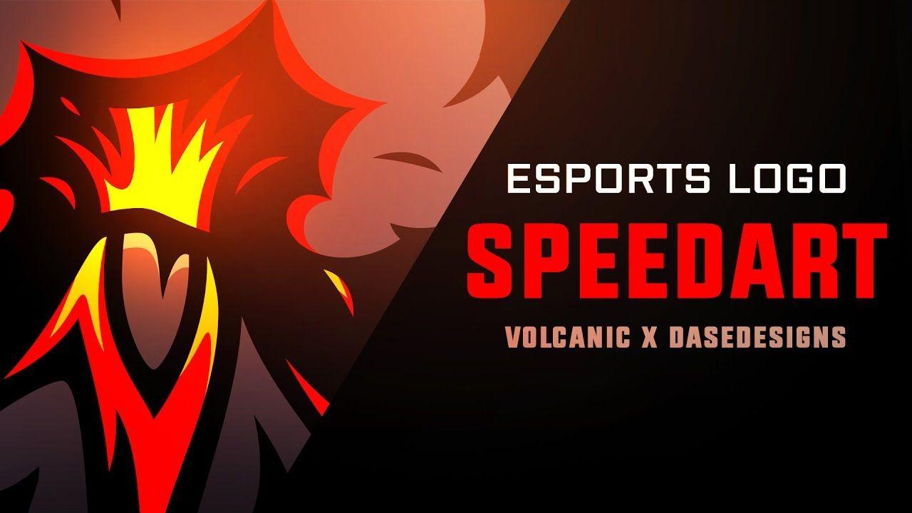 Volcano Logo - Volcanic Esports Logo | Adobe Illustrator Speedart - YouTube