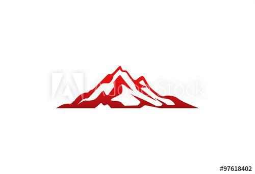 Volcano Logo - landscape mountain volcano logo - Buy this stock vector and explore ...