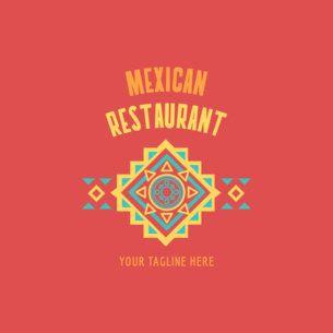 Mexican Logo - Restaurant Logo Maker Restaurant Logo Maker with Mexican Folk Art 1237a