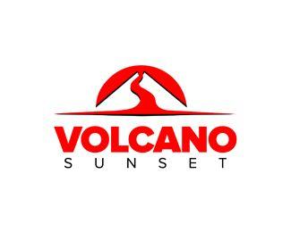 Volcano Logo - volcano sunset Designed by tavi | BrandCrowd