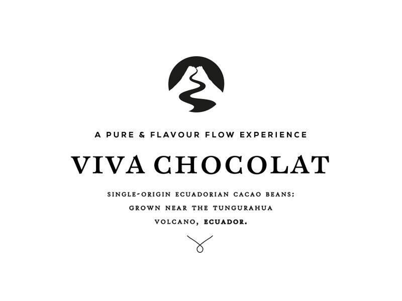 Volcano Logo - Viva Chocolate Volcano Logo Idea by The Logo Smith & Brand