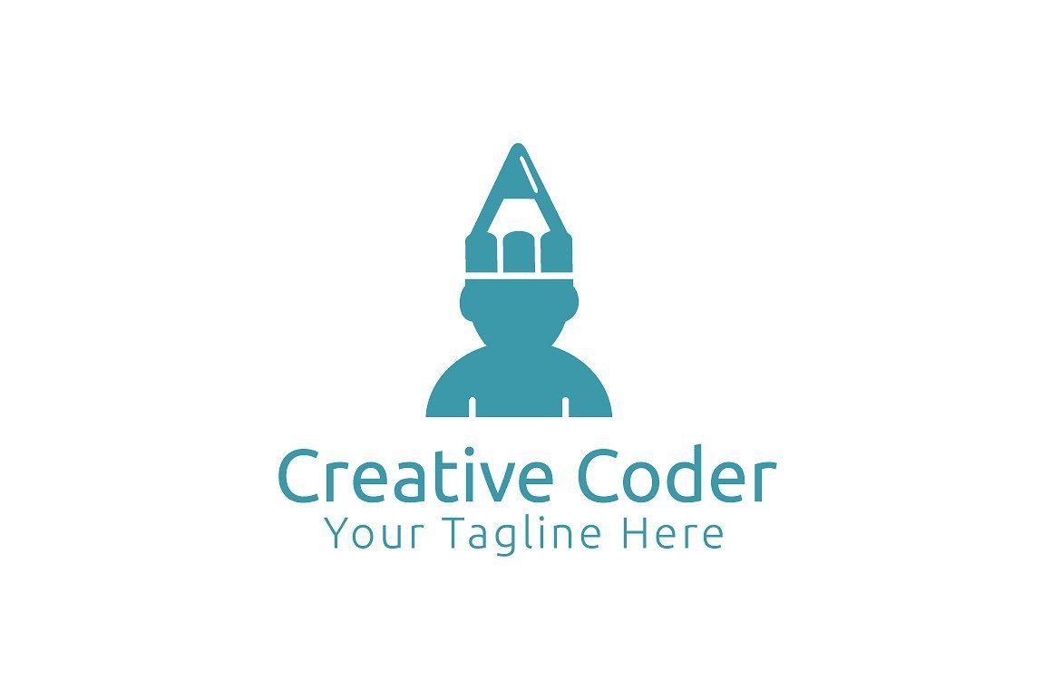 Coder Logo - Creative Coder Logo Template Logo Templates Creative Market