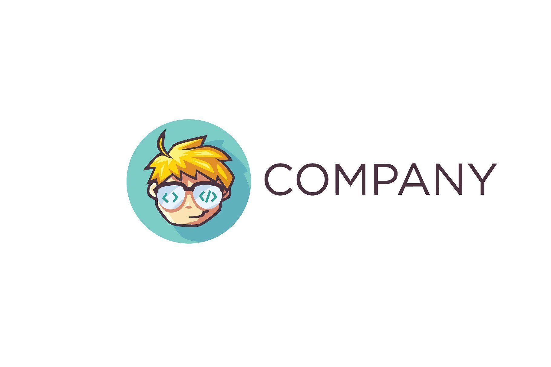 Coder Logo - Geek Coder Logo ~ Logo Templates ~ Creative Market