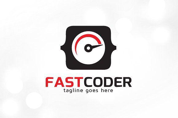 Coder Logo - Fast Coder Logo Template ~ Logo Templates ~ Creative Market