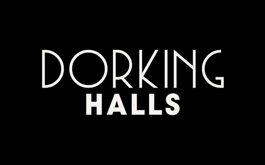 Halls Logo - Surrey Logo Design for Dorking Halls. Creative Design Agency Surrey