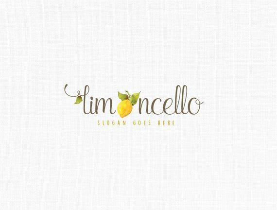 Limoncello Logo - Items similar to Custom Lemon Logo Design/ Limoncello on Etsy