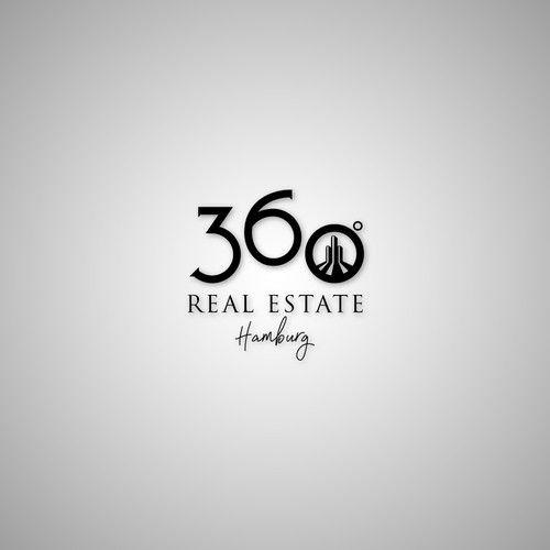 360 Logo - 360° Hamburg for great guys for real estate. Logo