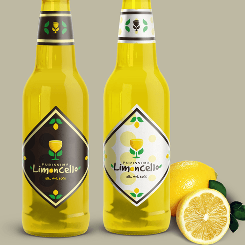 Limoncello Logo - Limoncello liqueur label | Logo design contest