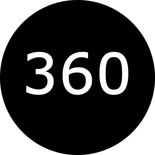 360 Logo - NadirPatch.com 360 panorama logo tool