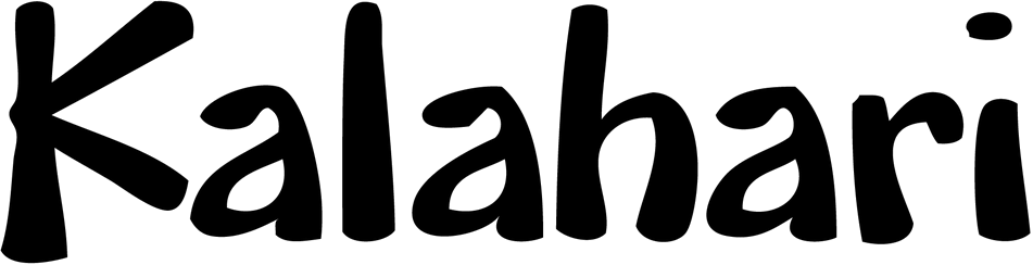 Kalahari Logo - From the logo Kalahari Resorts - forum | dafont.com