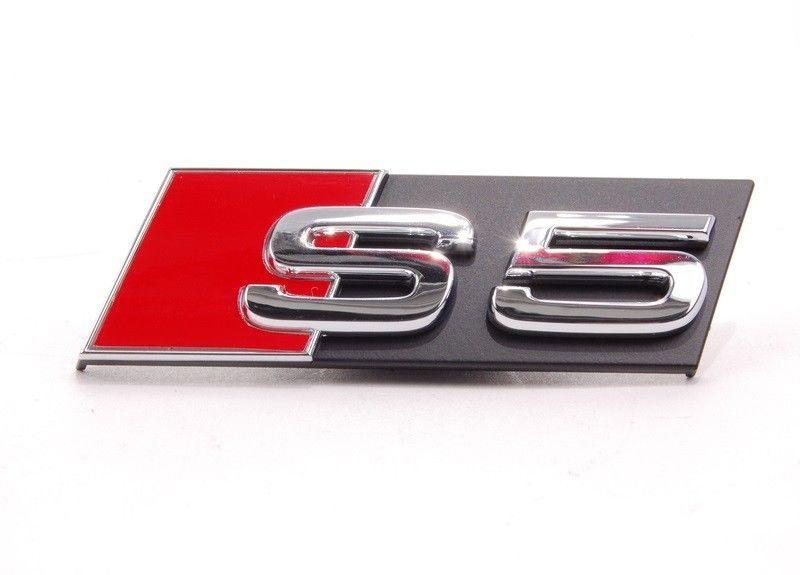 S5 Logo - New Genuine AUDI A5 08-16 Front Grille S5 Logo Lettering ...