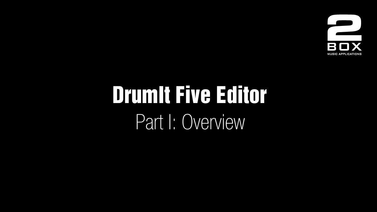 2Box Logo - Tutorial Part 1 – Overview - 2BOX DrumIt Five Editor - YouTube