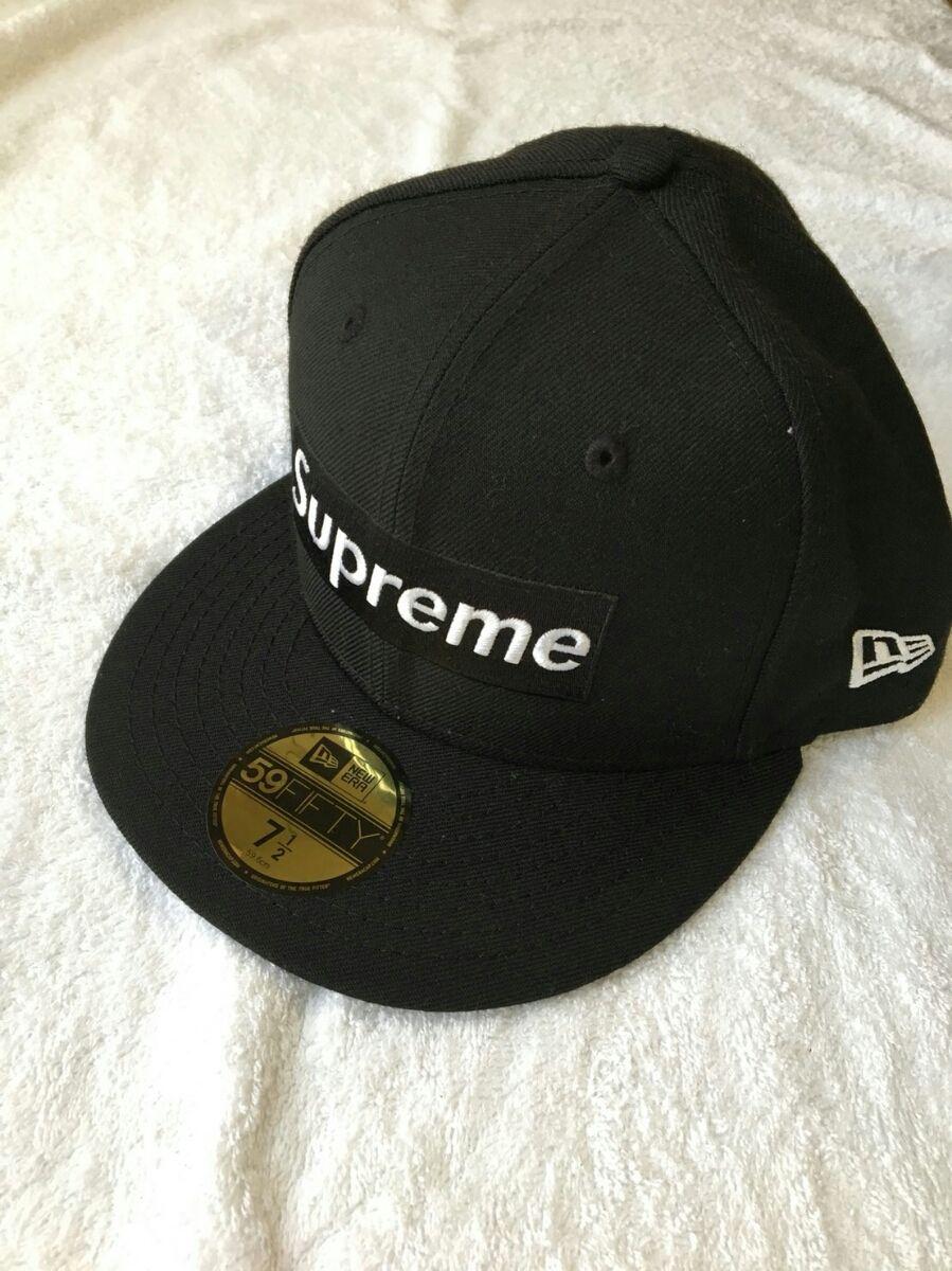 2Box Logo - シュプリーム Supreme RIP New Era 7 1 2Box Logo Cap 黒 BLACK キムタク ...