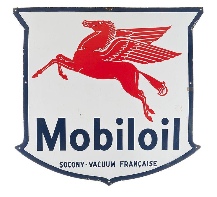 Socony Logo - 367 Mobiloil Socony Vacuum Francaise