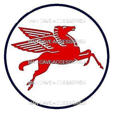 Socony Logo - Mobil Oil Pegasus Socony Gasoline Vinyl Decal Sticker | eBay