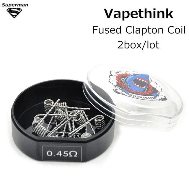 2Box Logo - Aliexpress.com : Buy 2box/lot SteamShark Original Fused Clapton Coil ...