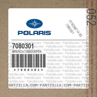2Box Logo - Polaris 7080301 - WRENCH,1/2BOX/OPEN - Partzilla.com