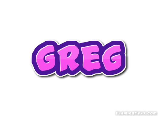 Greg Logo - Greg Logo | Free Name Design Tool from Flaming Text