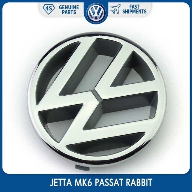Passat Logo - US $9.99 |10cm Chrome Logo Badge Decal Front Grill Emblem for Volkswagen VW  JETTA MK6 PASSAT RABBIT 191 853 601 H-in Emblems from Automobiles & ...
