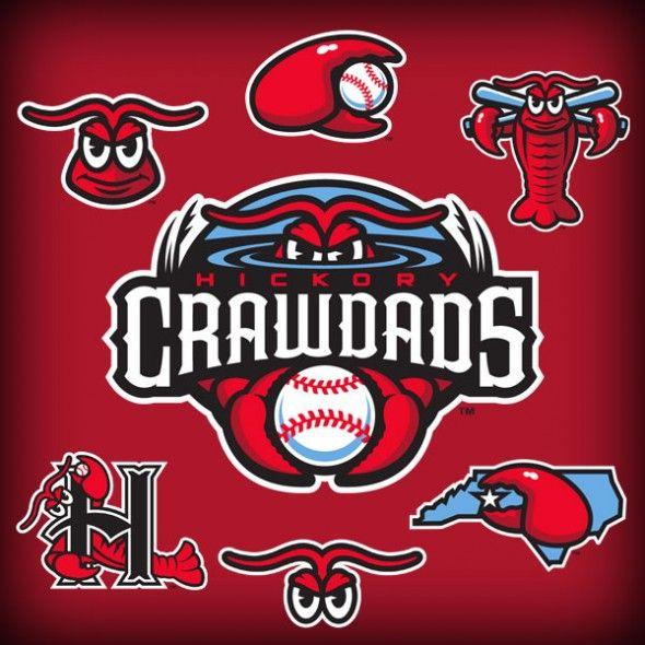 Crawdad Logo - Hickory Crawdads Unveil New, Expanded Identity. Chris Creamer's