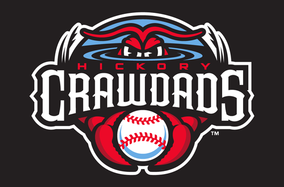 Crawdad Logo - Hickory Crawdads Unveil New, Expanded Identity | Chris Creamer's ...