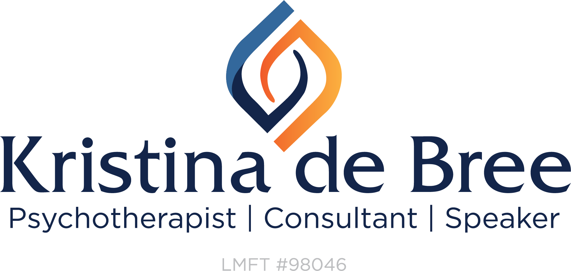 LMFT Logo - Kristina de Bree, MA, LMFT Valencia EMDR Therapist, Trauma Therapist