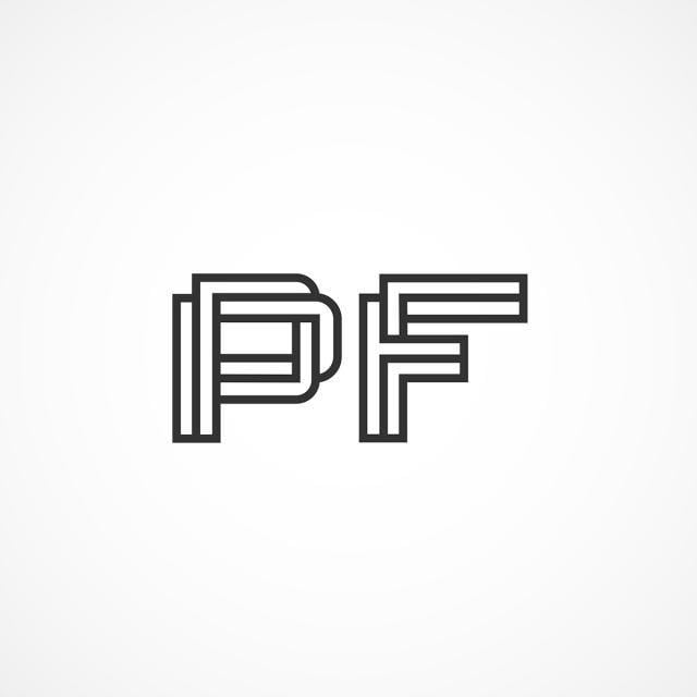 PF Logo - initial Letter PF Logo Template Template for Free Download on Pngtree