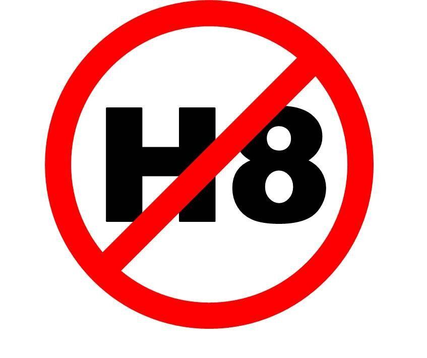 H8 Logo - UCLan Stop H8