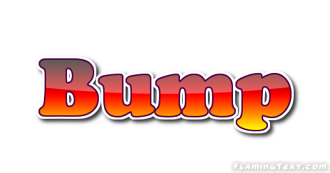 Bump Logo - Bump Logo. Free Name Design Tool from Flaming Text