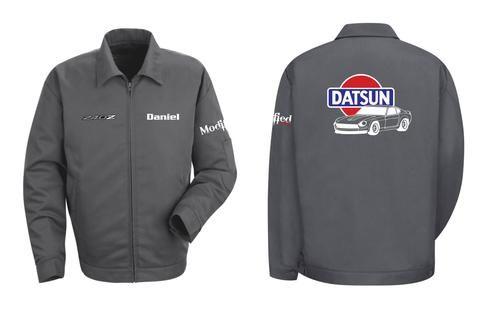 240Z Logo - Datsun 240z Logo Mechanic's Jacket – Modified racewear