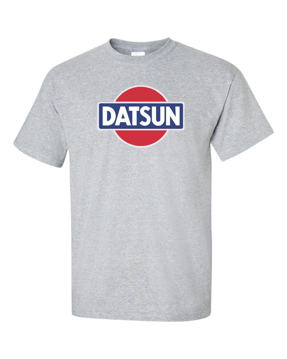 240Z Logo - Datsun Gray Retro Logo T Shirt New! S 5XL Tee 240z 260z 280z ZX 510 ...