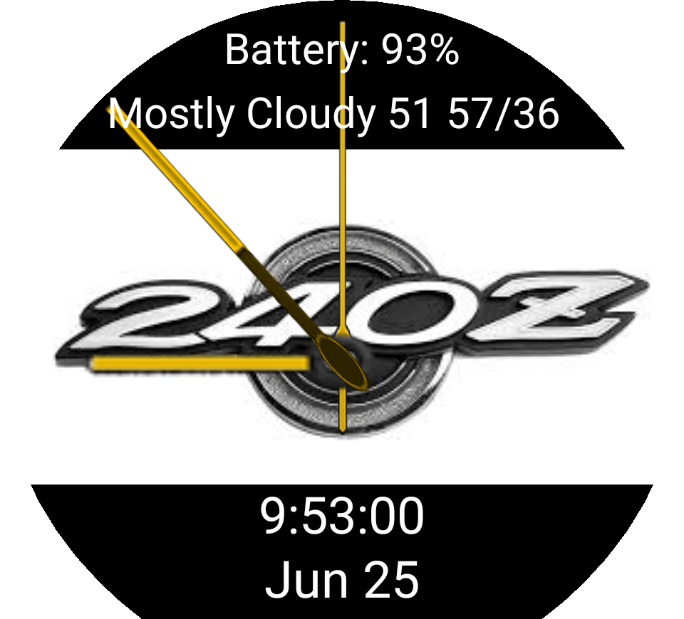 240Z Logo - 240Z Logo for Moto 360 - FaceRepo