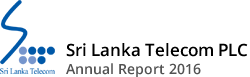 SLT Logo - Sri Lanka Telecom PLC. Annual Report 2016