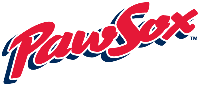 PawSox Logo - Pawtucket Red Sox Wordmark Logo League (IL)