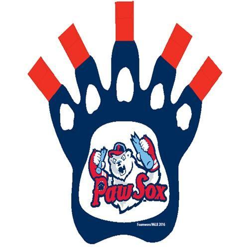 PawSox Logo - Pawtucket Red Sox PawSox Foam Claw