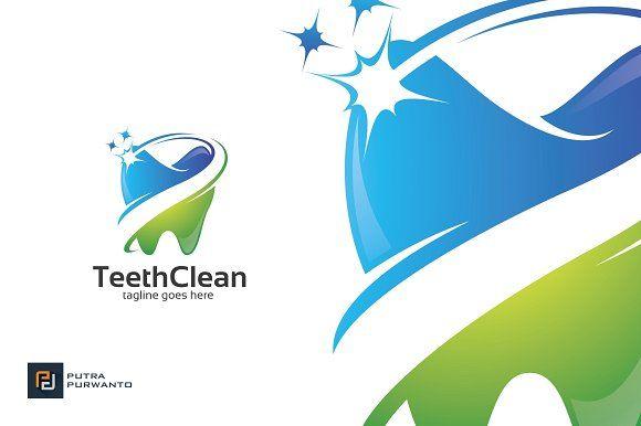 Teeth Logo - Teeth Clean / Dental - Logo Template ~ Logo Templates ~ Creative Market