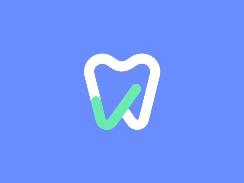 Teeth Logo - Teeth + check mark logo. Logo for dental clinic (wip)