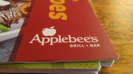 Applesbees Logo - logo on menu - Picture of Applebee's, Nashville - TripAdvisor