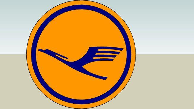 Lufthanza Logo - Lufthansa logo | 3D Warehouse