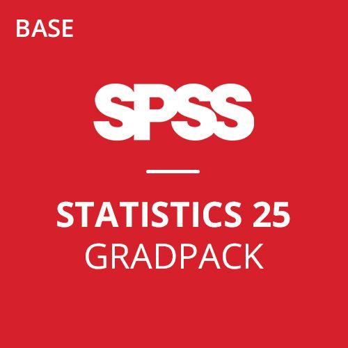 SPSS Logo - IBM® SPSS® Statistics Base GradPack 25 For Windows 12 Mo Rental