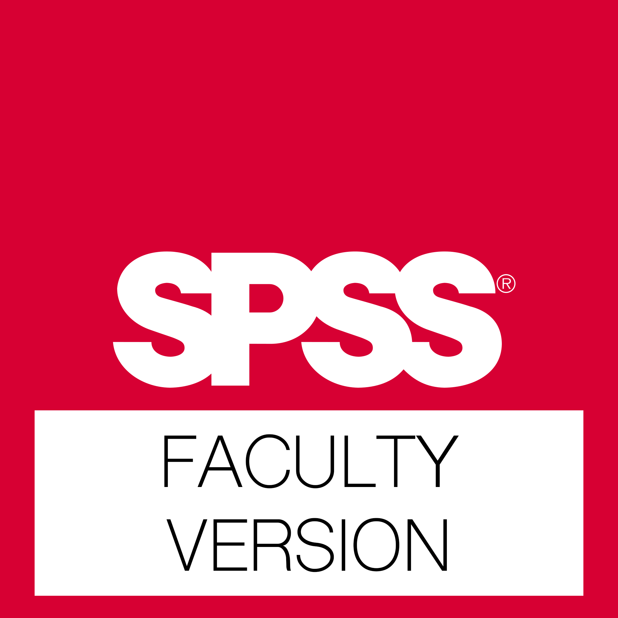 SPSS Logo - IBM SPSS Premium Faculty Pack. Information Technology Procurement