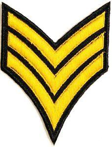 Sergeant Logo - US Army Rank Sergeant Insignia Sgt Military Badge Patch Iron
