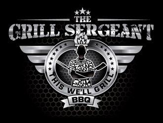 Sergeant Logo - The Grill Sergeant BBQ logo design - 48HoursLogo.com