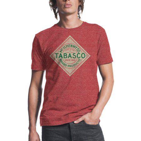 Tabasco Logo - Tabasco Logo Mens Red Heather T-shirt - Walmart.com