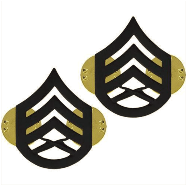 Sergeant Logo - Vanguard Marine Corps Chevron Staff Sergeant - Black Metal Solid ...