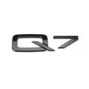 Q7 Logo - Gloss Black Rear Trunk Lid Tailgate 3D Sticker Q7 Emblem Badge