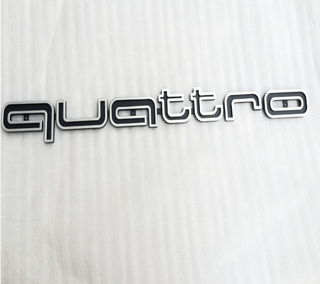 Q7 Logo - AUDI QUATTRO SLINE Emblem Front RS Badge Grill A1 Q1 Q7 Logo
