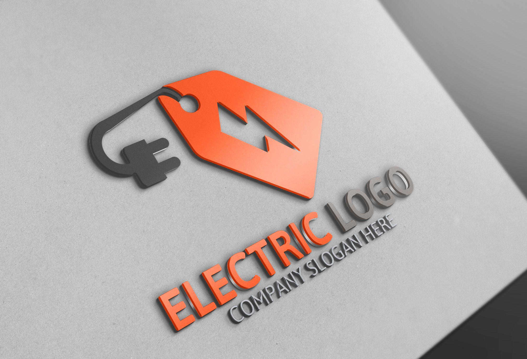 Discount Logo - Power Electric Discount Logo ~ Logo Templates ~ Creative Market