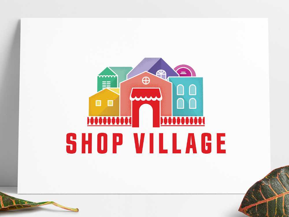 Village Logo - Shop Village Case Study by DIGITAL DESIGNS