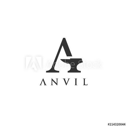 Anvil Logo - Letter A With Anvil Logo Vector - Buy this stock vector and explore ...